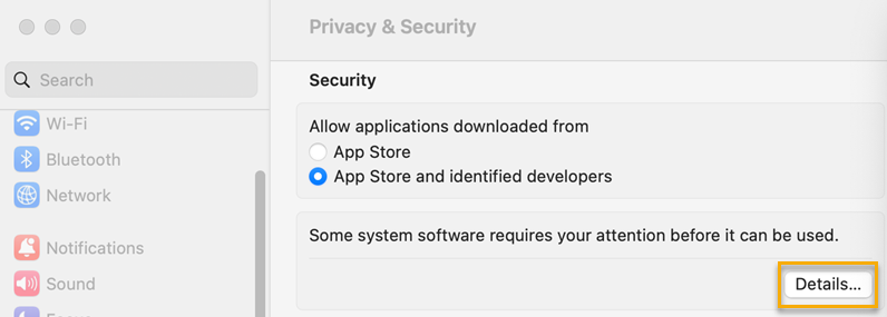 System software needs attention.