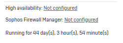 High availability and central management.