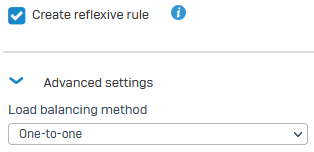 Reflexive rule and load balancing .