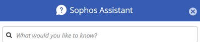 The empty search bar.