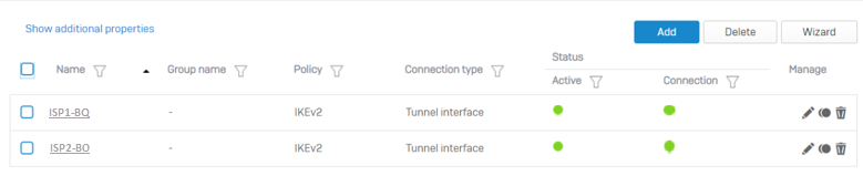 Two ISP VPNs in BO.