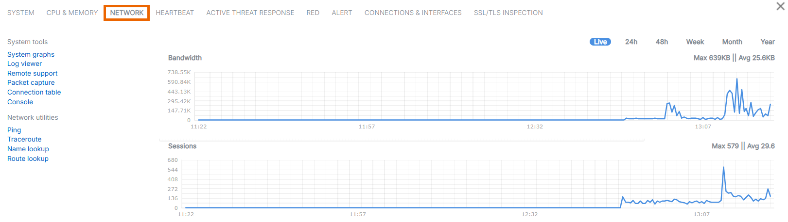Network tab.
