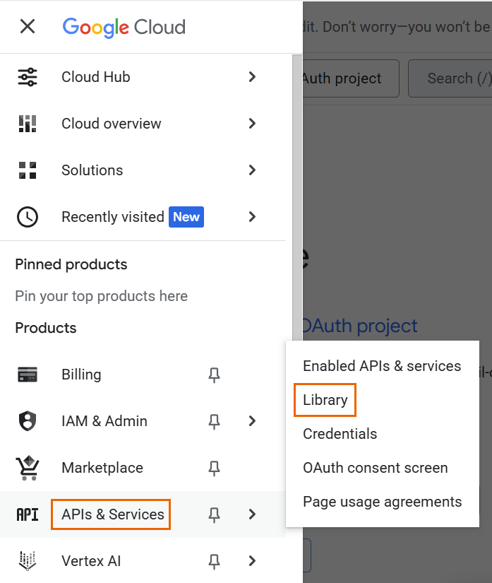 API services and library.