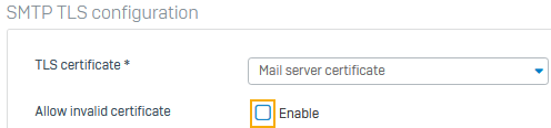 TLS certificate.
