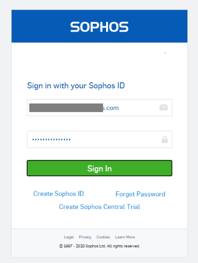 Sign-in existing account