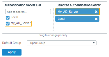Authentication servers.