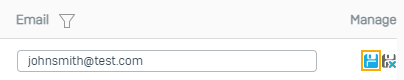 Edit email address.