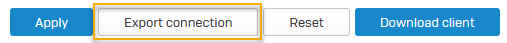 Export the configuration file.
