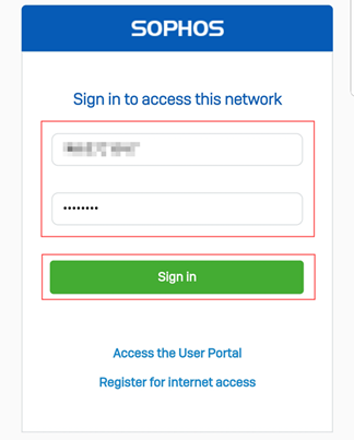 Sign in to Wi-Fi Network