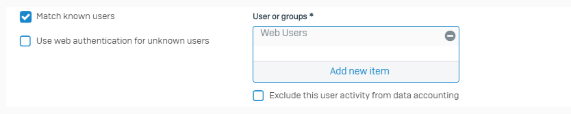 Select users and groups.