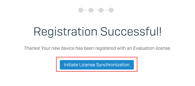License registration successful.