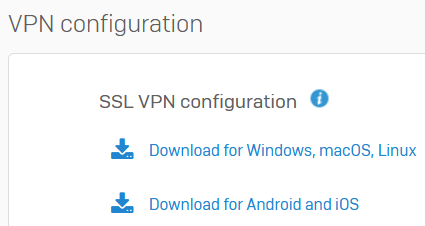 Download configuration file.