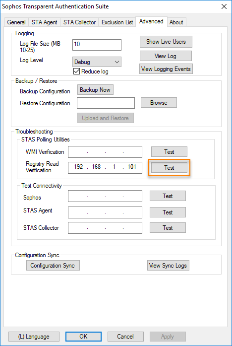 A test of registry read connectivity.