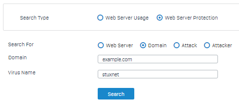 Custom report for web servers.