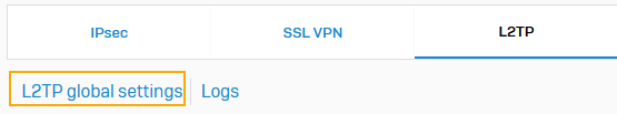 Show VPN settings link.