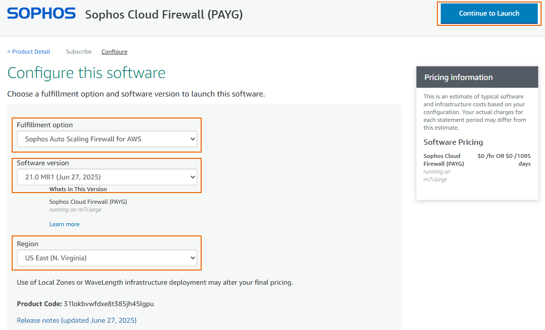 Configure cloud firewall.
