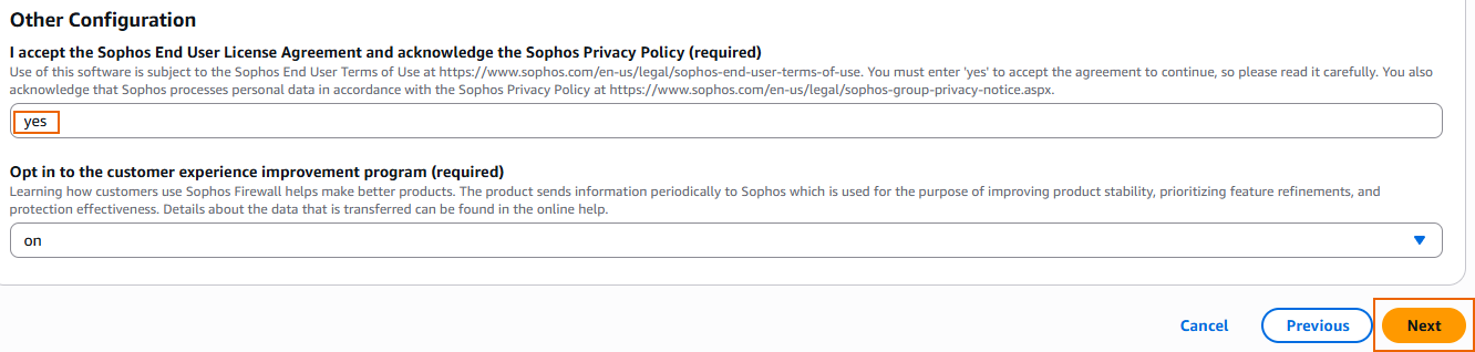 Other configuration.