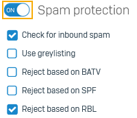 Spam protection.