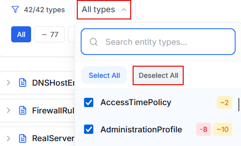 Select a module type.