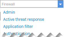 モジュールの選択。
