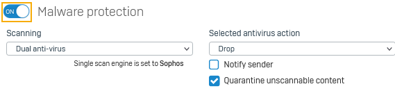 マルウェア対策。