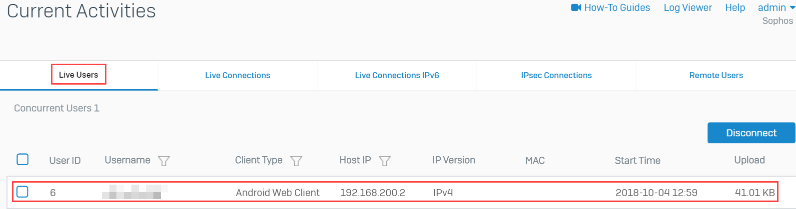 ライブユーザー。