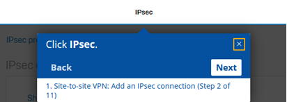 フローのステップのタイトルバーにある X 記号。