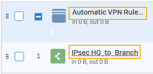 ルールを選択します。