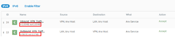 ファイアウォールルールでトラフィックが許可されていることを確認します。