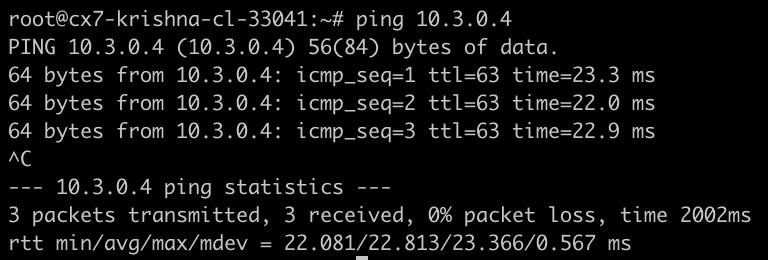 On-premise to Azure ping test.