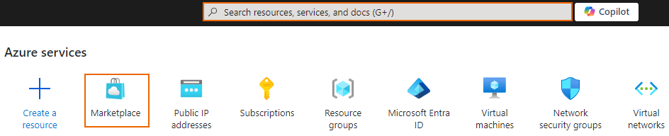 Microsoft Azure Marketplace service.