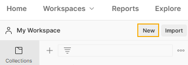 Postman の新しいリクエスト。