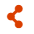 Icon showing a network rule with traffic blocked.