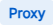 Icon showing web proxy is turned on.