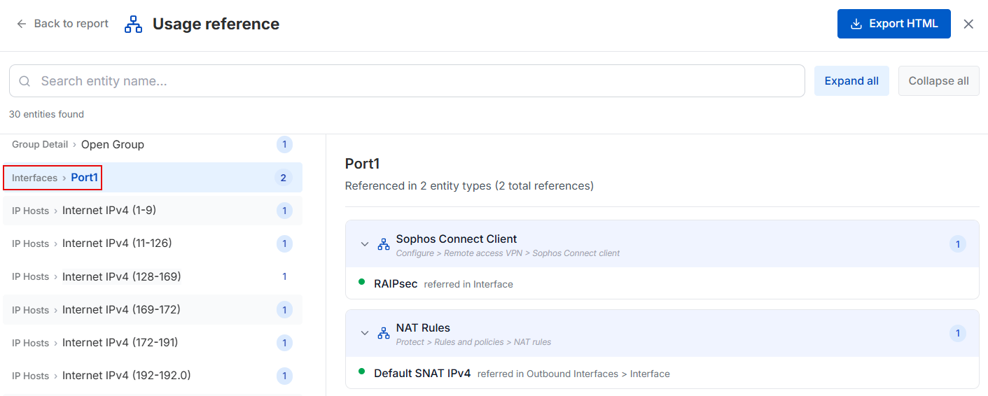 Configuration viewer usage reference.