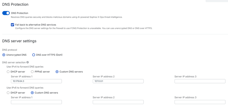 DNS Protection with fallback.