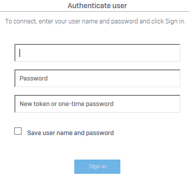 Sign-in using MFA.