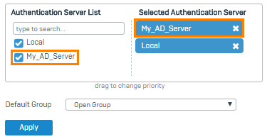 Authentication servers.