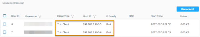 Live users signed in through STAS.