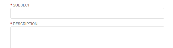 件名、説明フィールド。