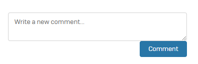 Inserir um novo comentário.