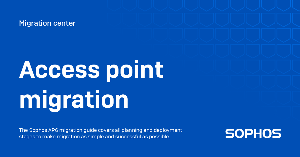 Access point migration - Migration center
